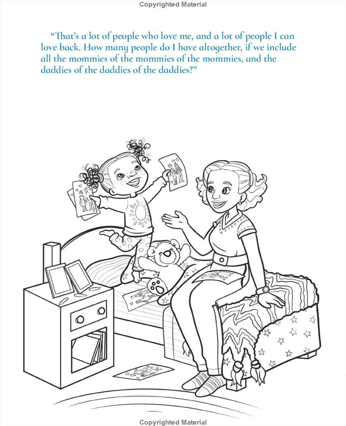 Our Beautiful Tribe: coloring book